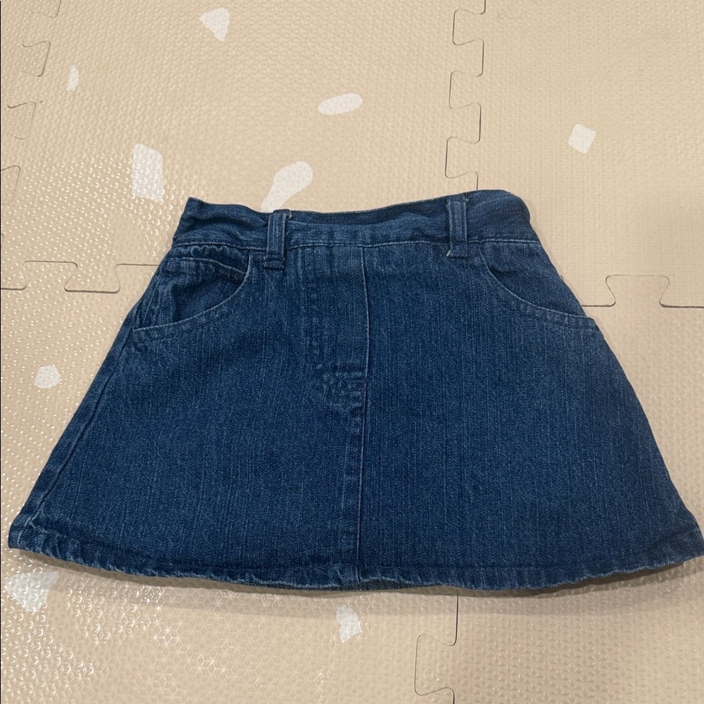 Vintage Snugabye Dark Blue Denim Skort